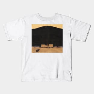 The Cottage at the Foot of the Mountain by John Bauer Kids T-Shirt